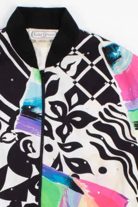 80s Patterned Vintage Jacket