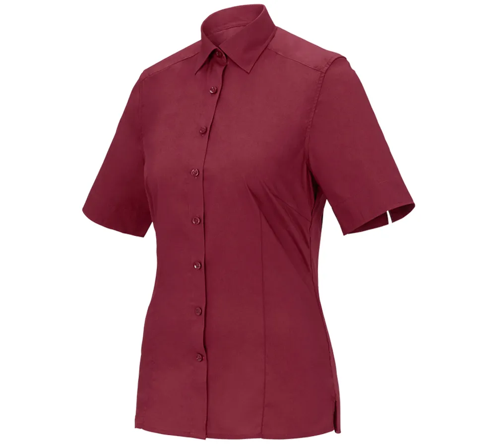 Business blouse e.s.comfort, short sleeved