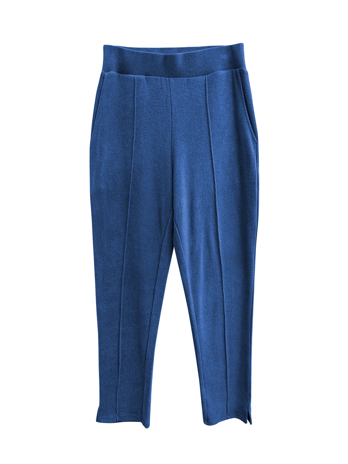 Comfort Luxe Collection Cozy Knit Pleated Pants