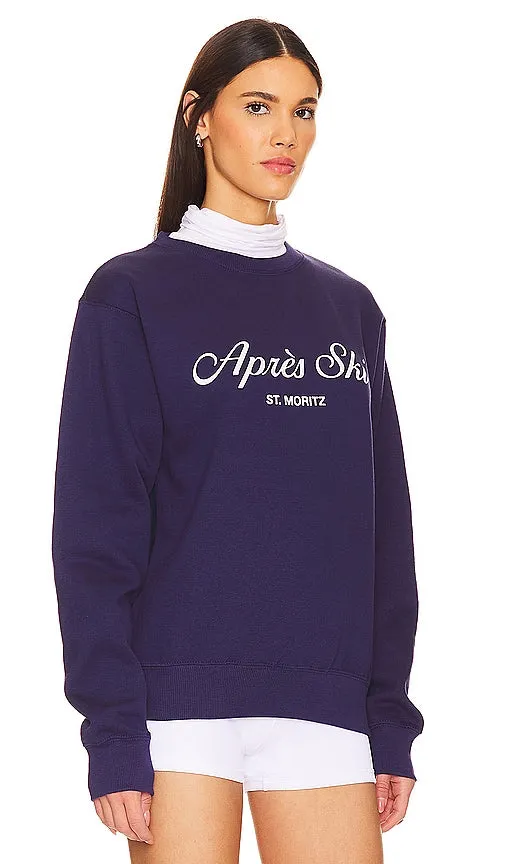 DEPARTURE Apres Sweatshirt in Navy