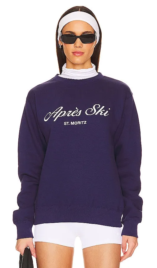 DEPARTURE Apres Sweatshirt in Navy