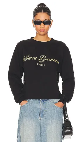 DEPARTURE Saint Germain Sweatshirt in Black