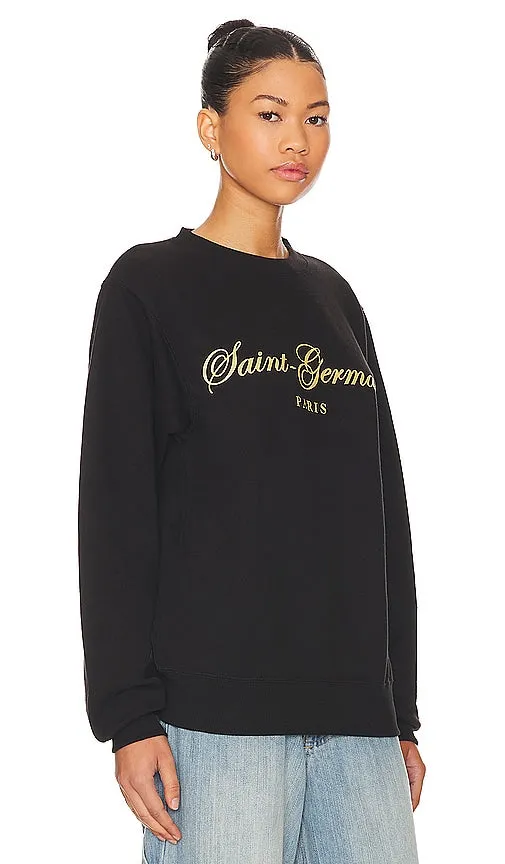 DEPARTURE Saint Germain Sweatshirt in Black