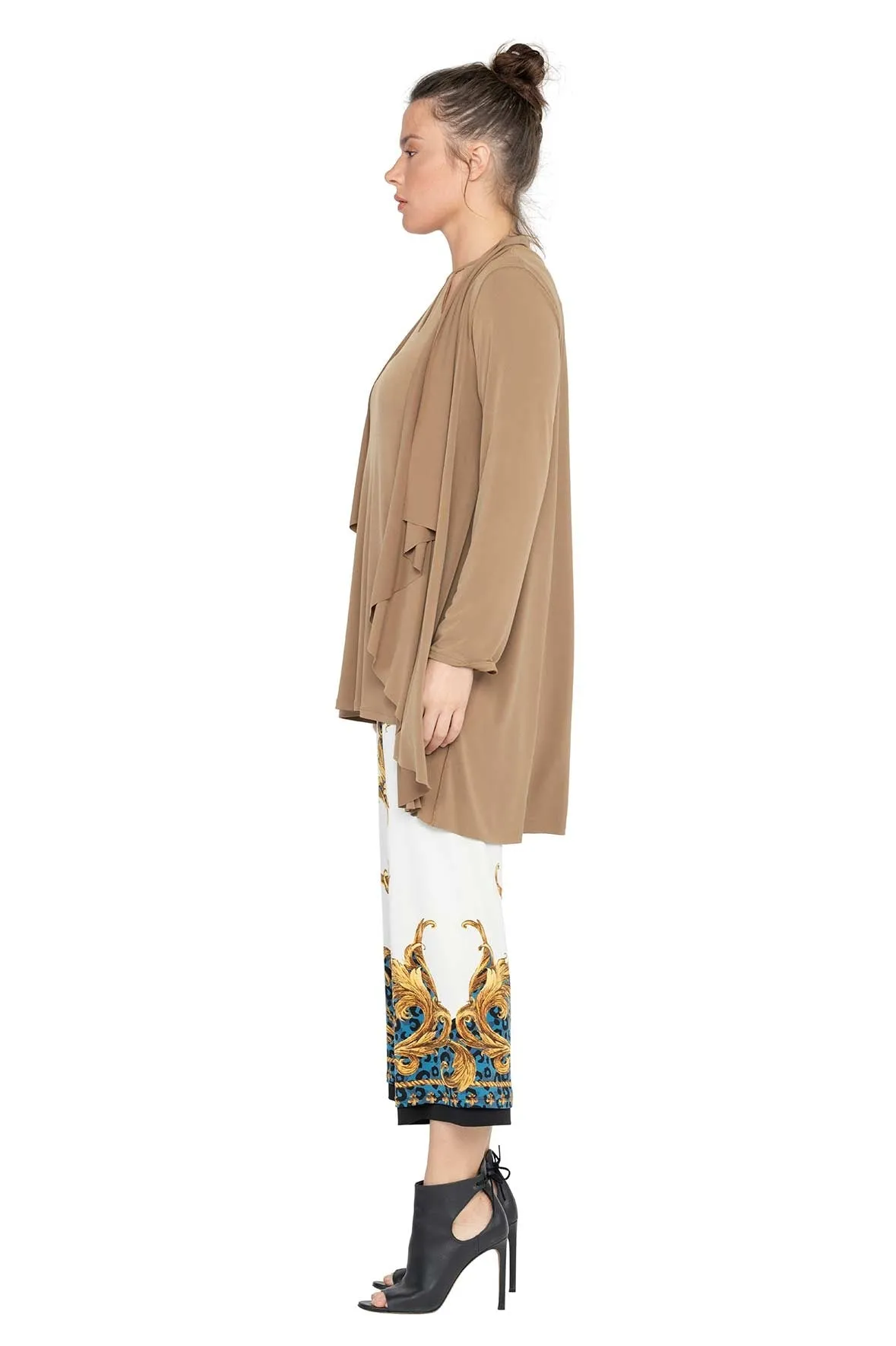Draped Swing Jacket