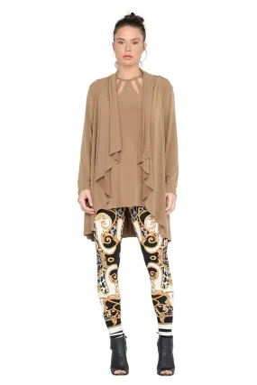 Draped Swing Jacket