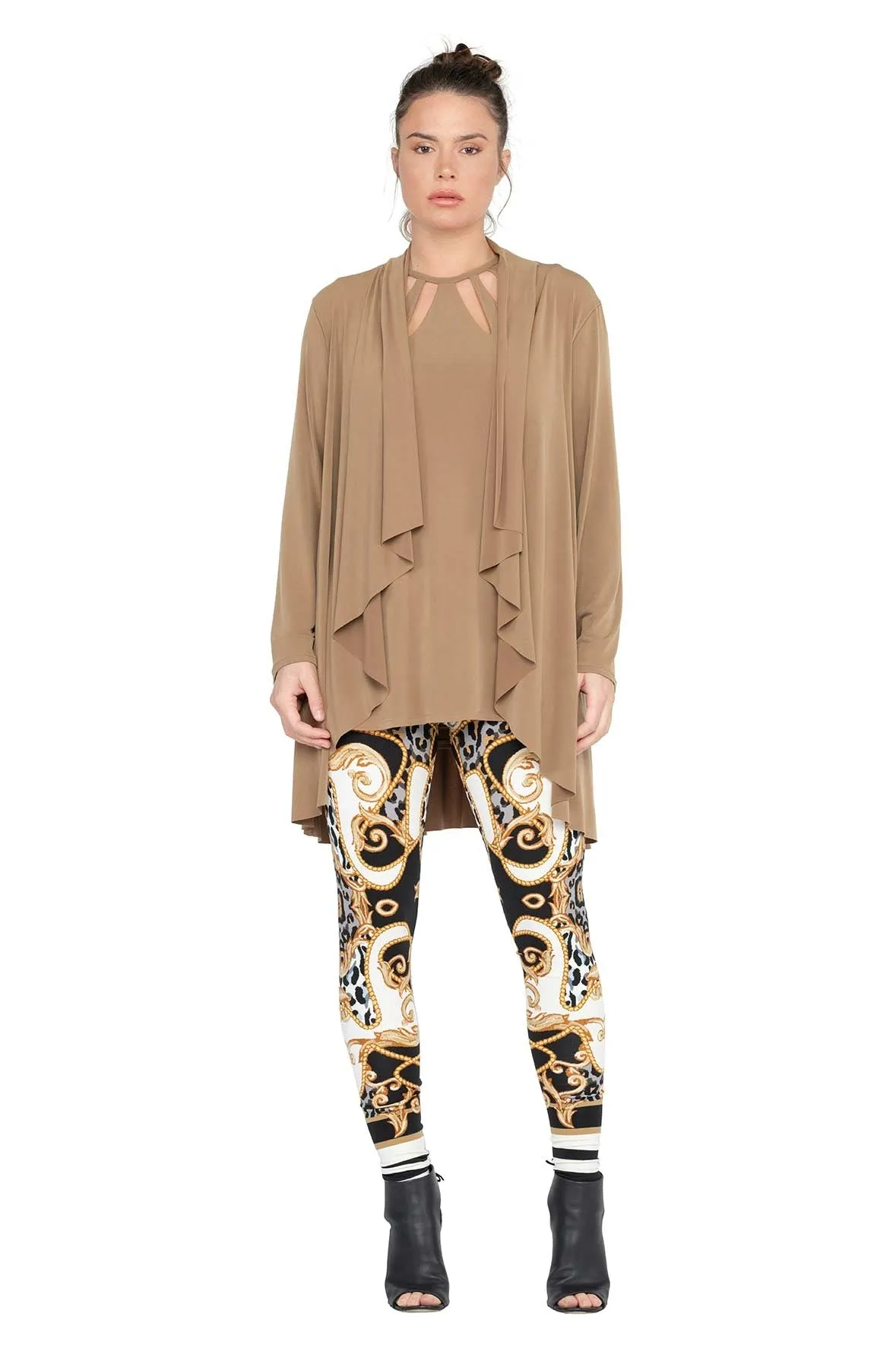 Draped Swing Jacket
