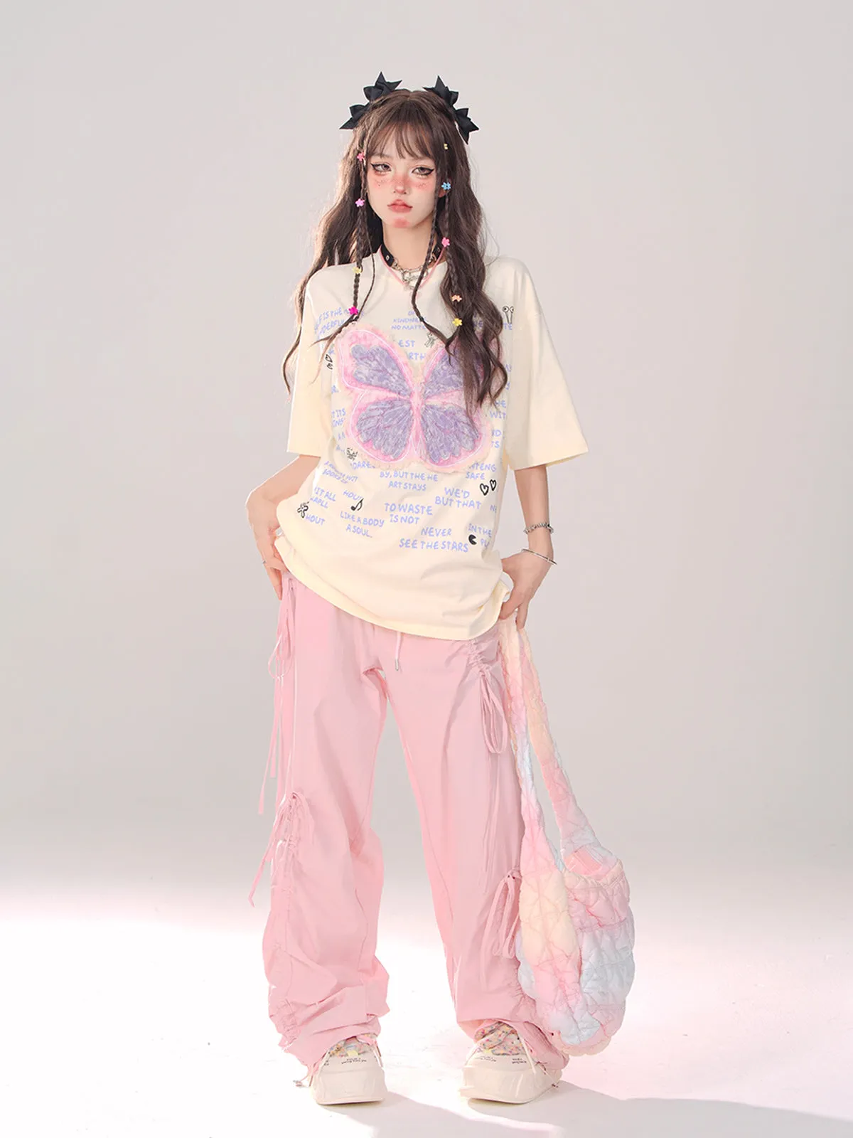 Drawstring Pants Loose Casual