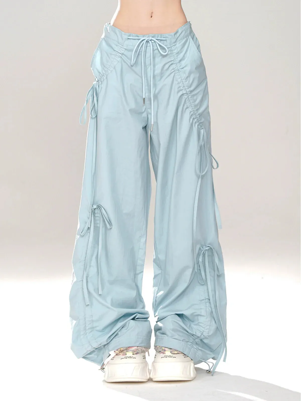 Drawstring Pants Loose Casual