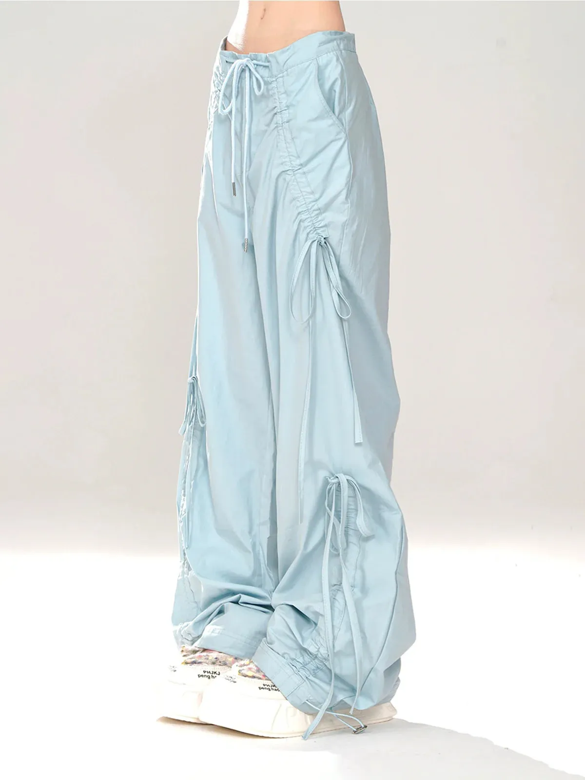 Drawstring Pants Loose Casual