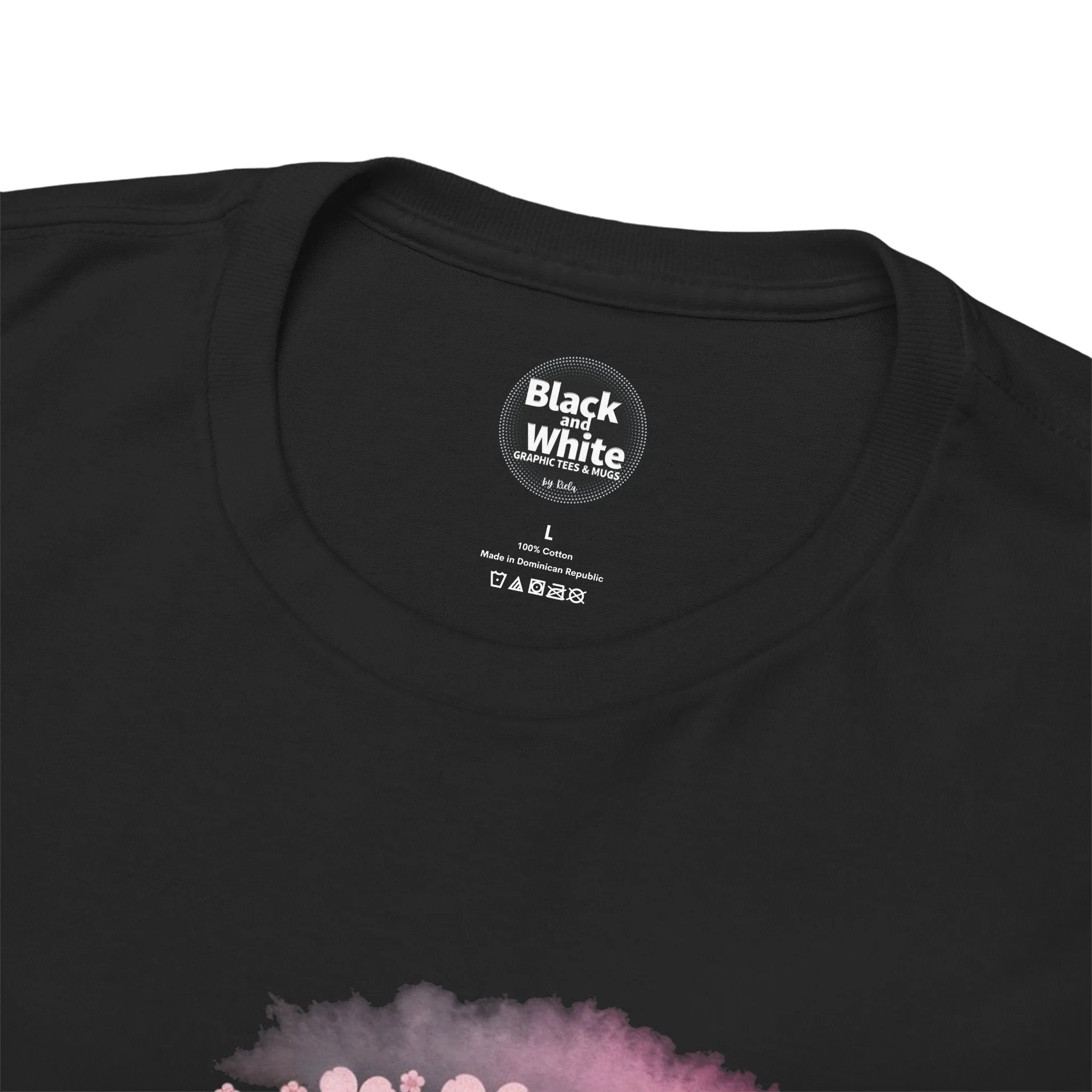 Ebony Spring Unisex Heavy Cotton Tee – Trendy Graphic T-Shirt for Men & Women, Casual Everyday Wear, Stylish Spring Fashion, Gift for Him & Her