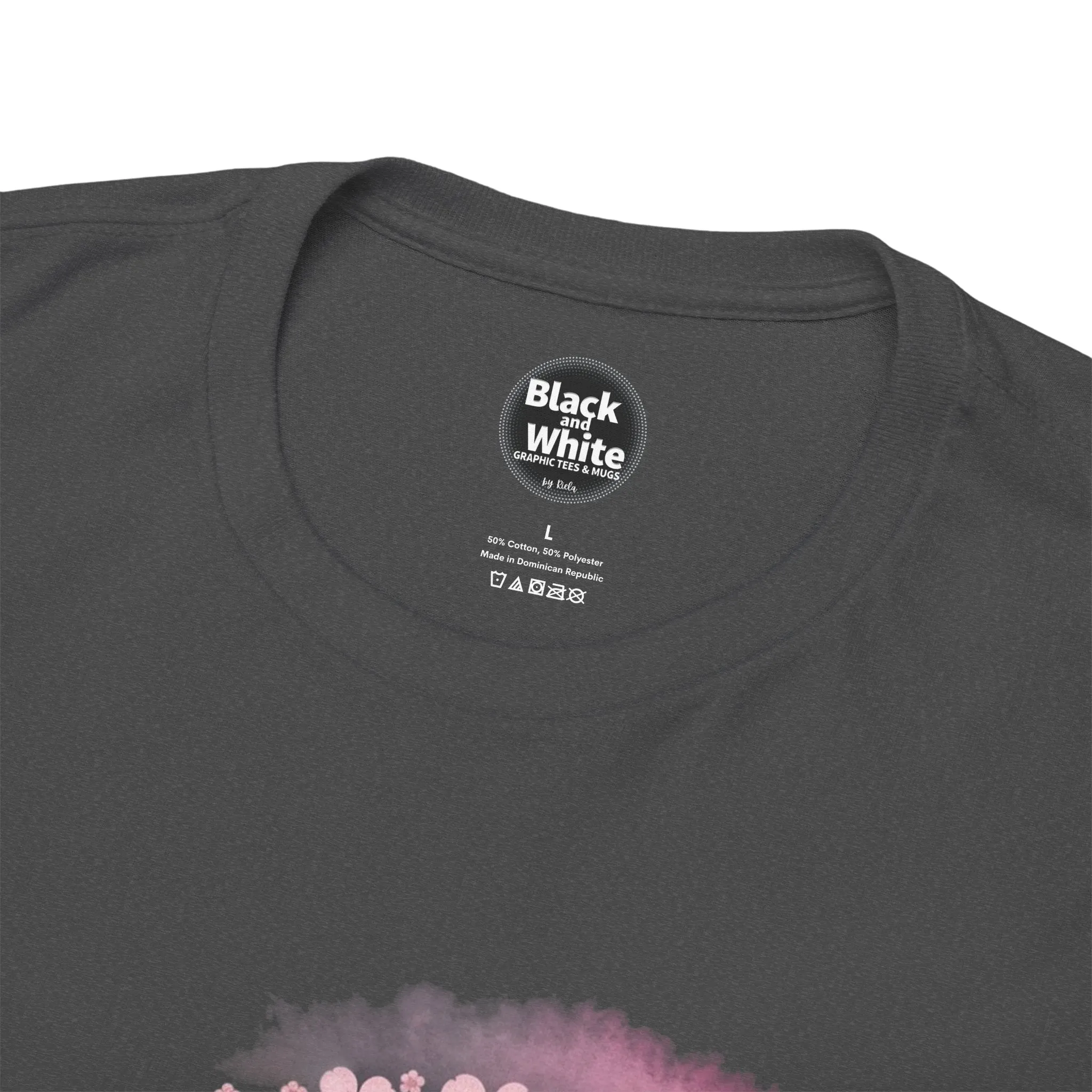 Ebony Spring Unisex Heavy Cotton Tee – Trendy Graphic T-Shirt for Men & Women, Casual Everyday Wear, Stylish Spring Fashion, Gift for Him & Her