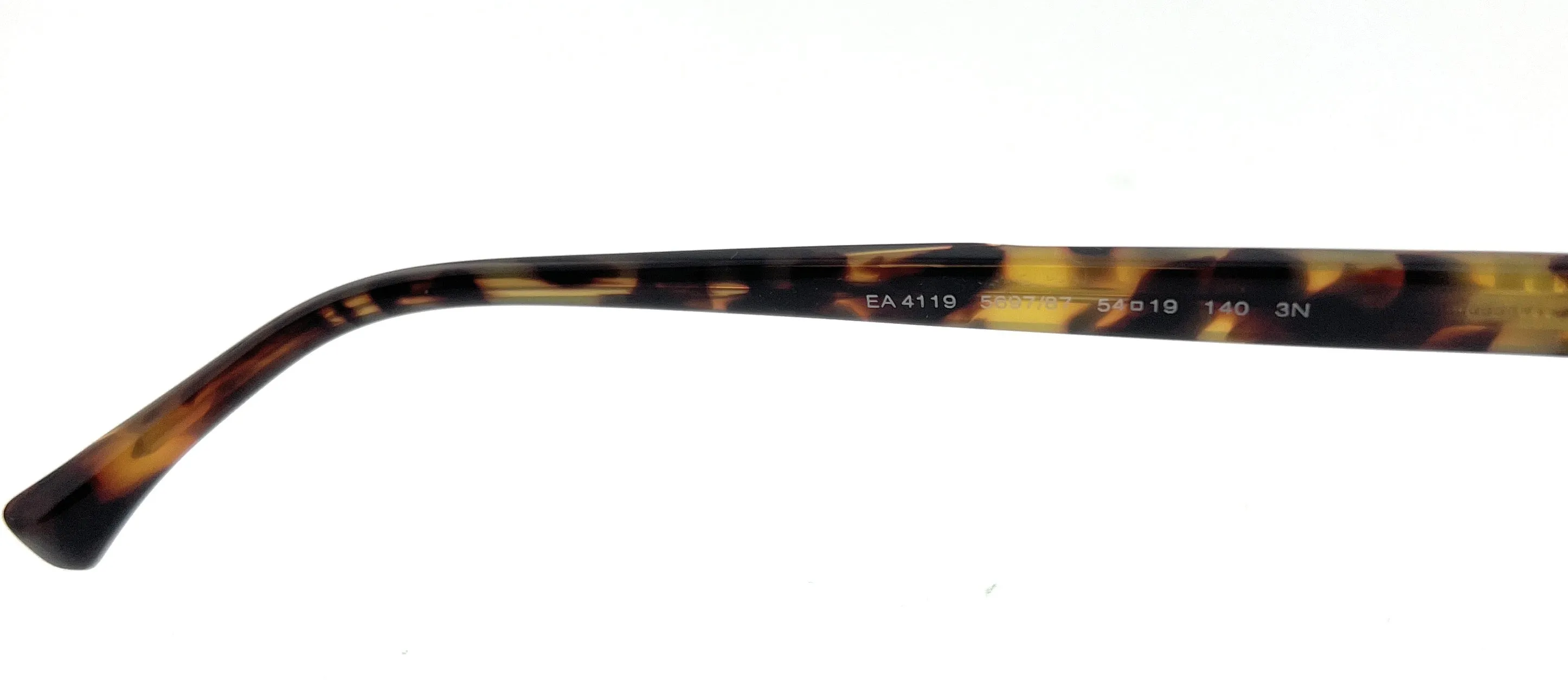 Emporio Armani 0EA4119 569787 Top Black On Havana Square Sunglasses
