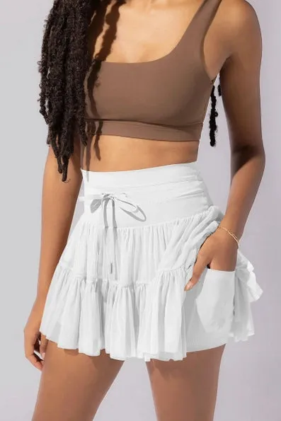High Waist Tulle Skirt