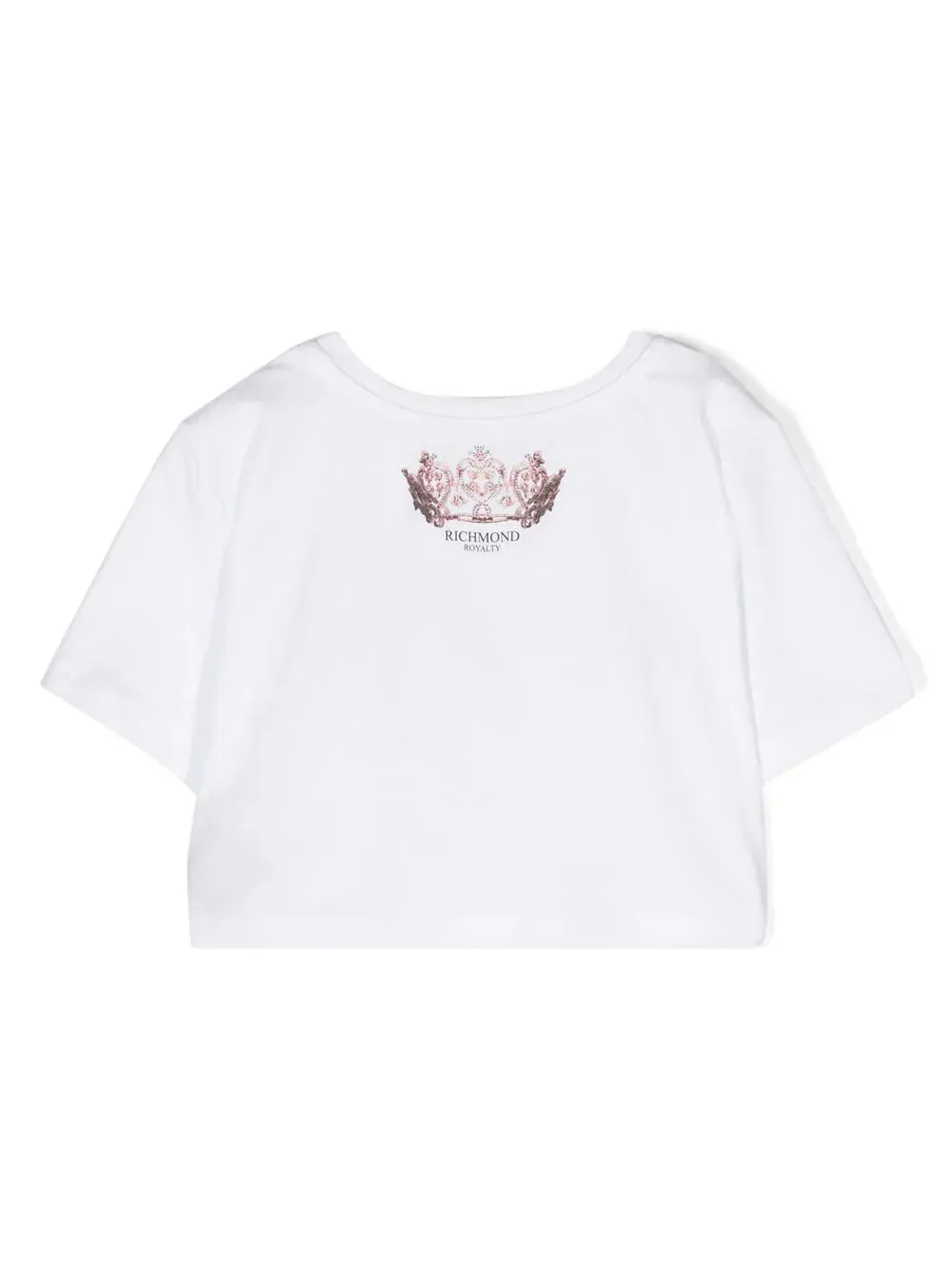 John Richmond graphic print jersey T-shirt-white