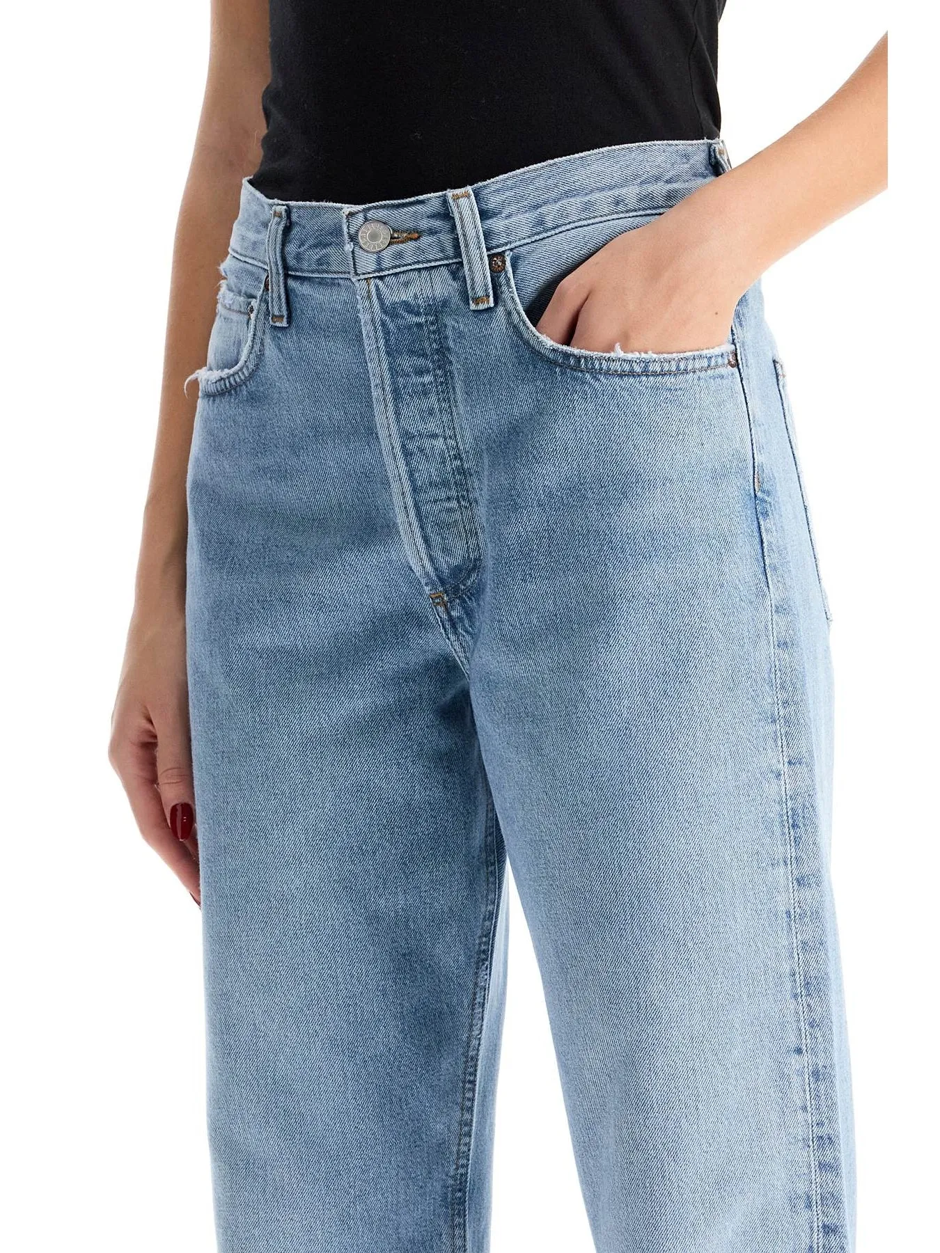 Kelly Relaxed Straight Denim Jeans