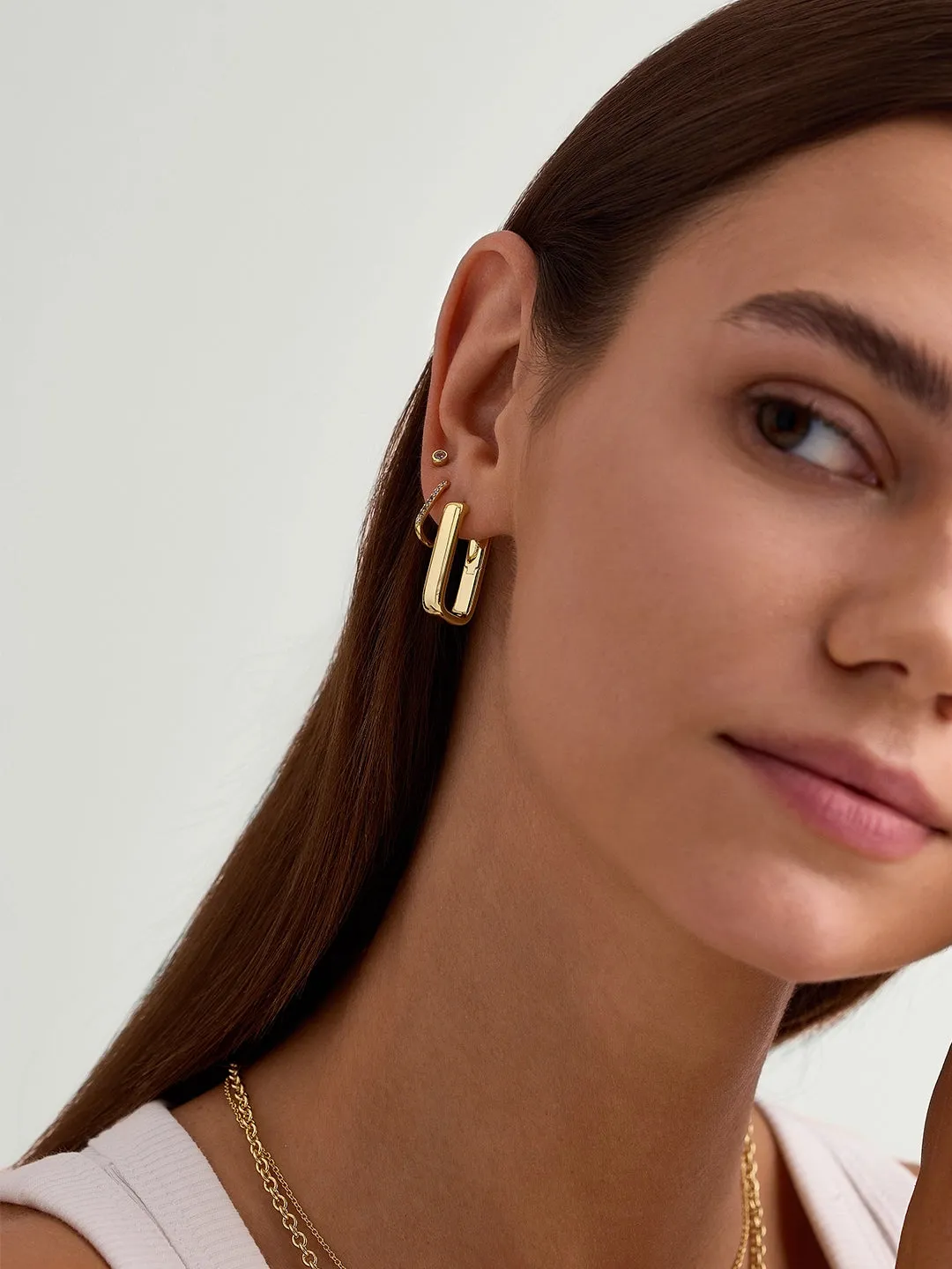 Large Chunky U Hoops