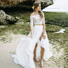 Light Beach Wedding Dress