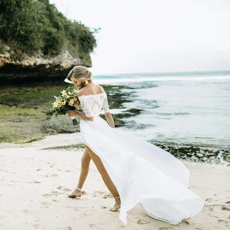 Light Beach Wedding Dress