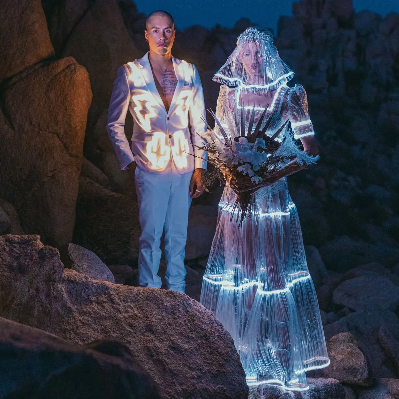 Light Up Nudie Suit