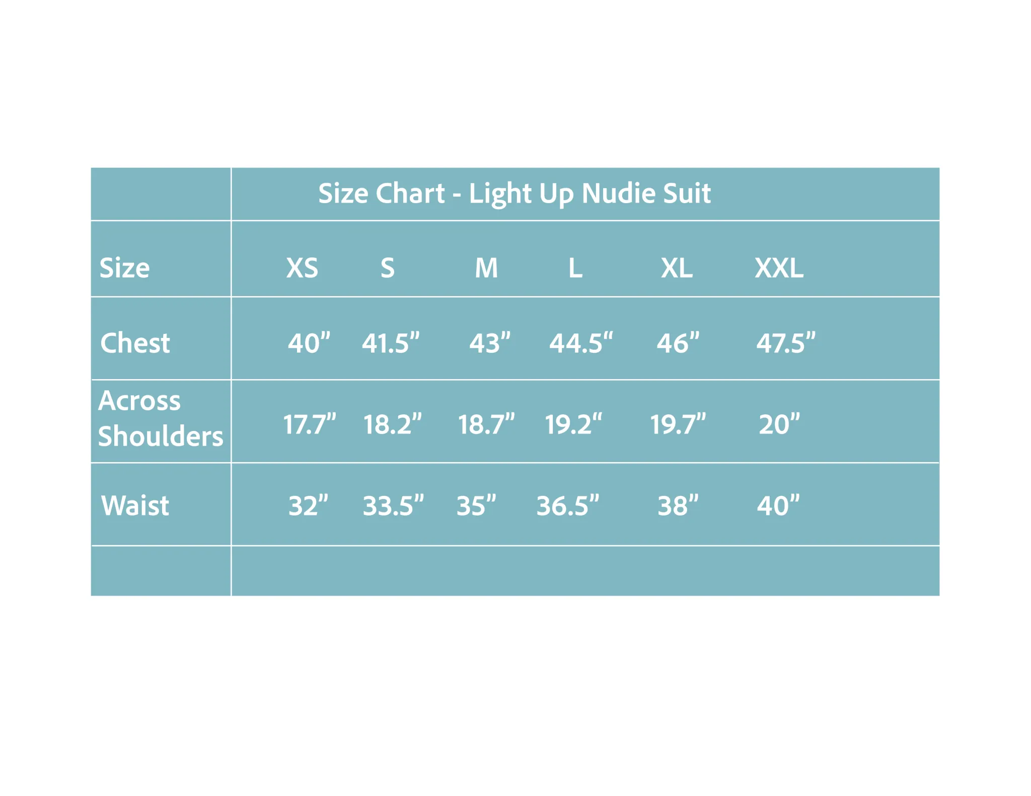 Light Up Nudie Suit