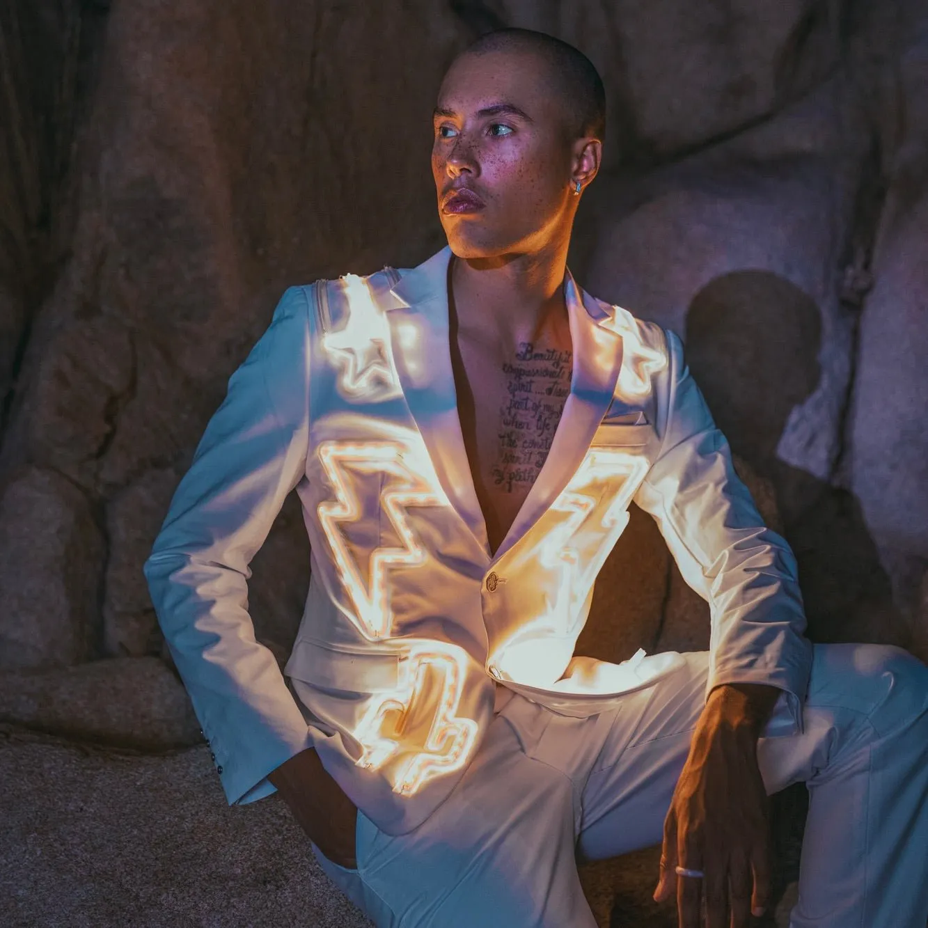 Light Up Nudie Suit