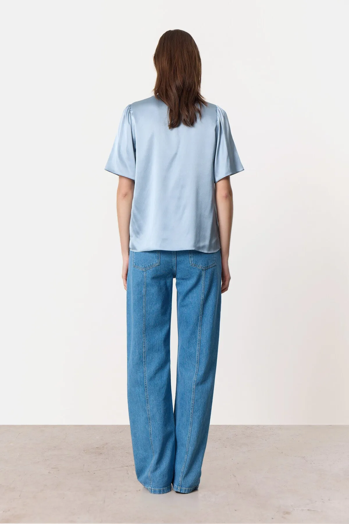 LR-DAKOTA 43 Blouse Light blue