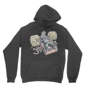 Mighty Mouse Benchpressing Hoodie