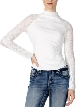 Miss Me Gwen Crochet Top