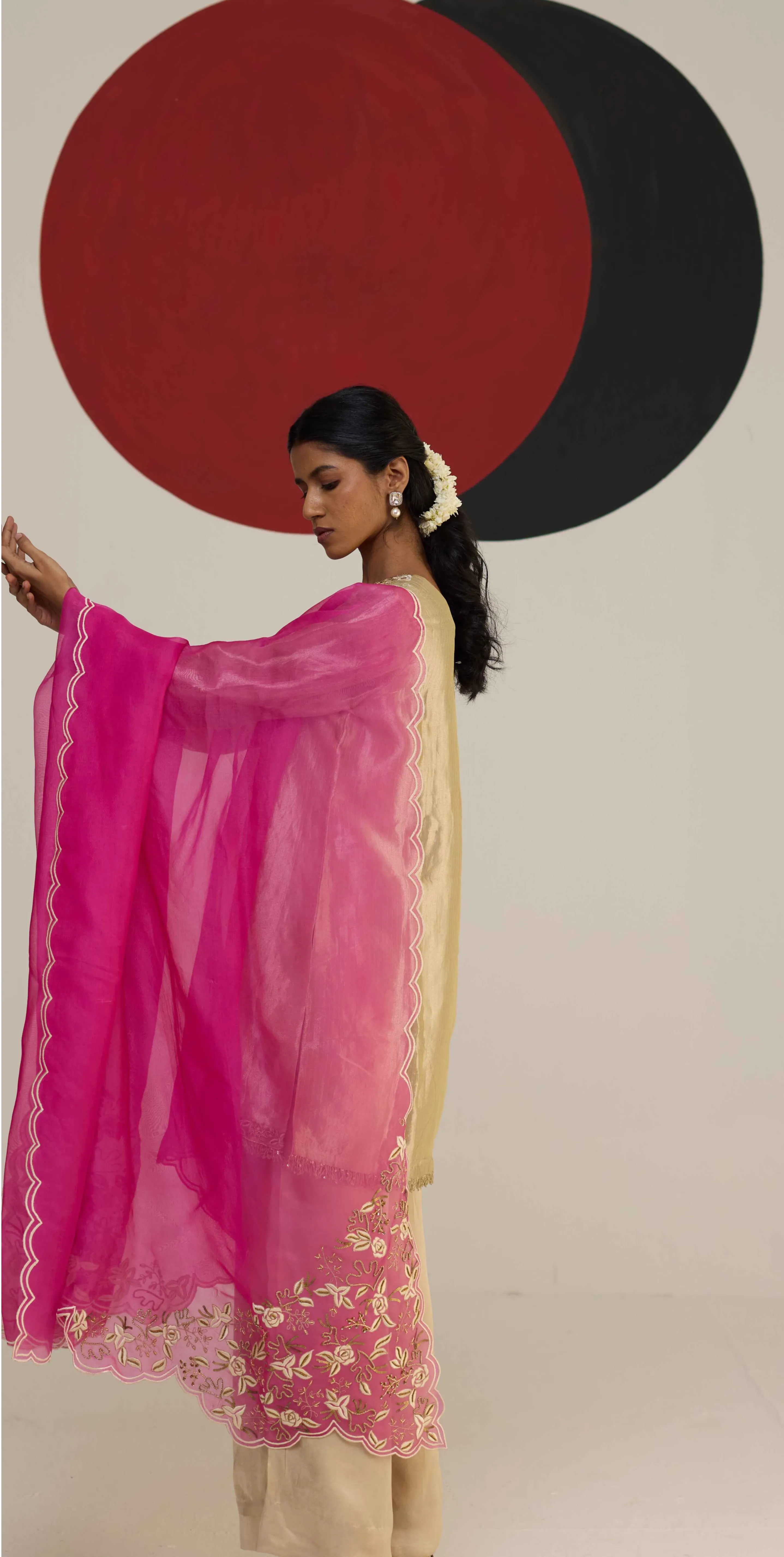 Mogra Suit Set with Dupatta