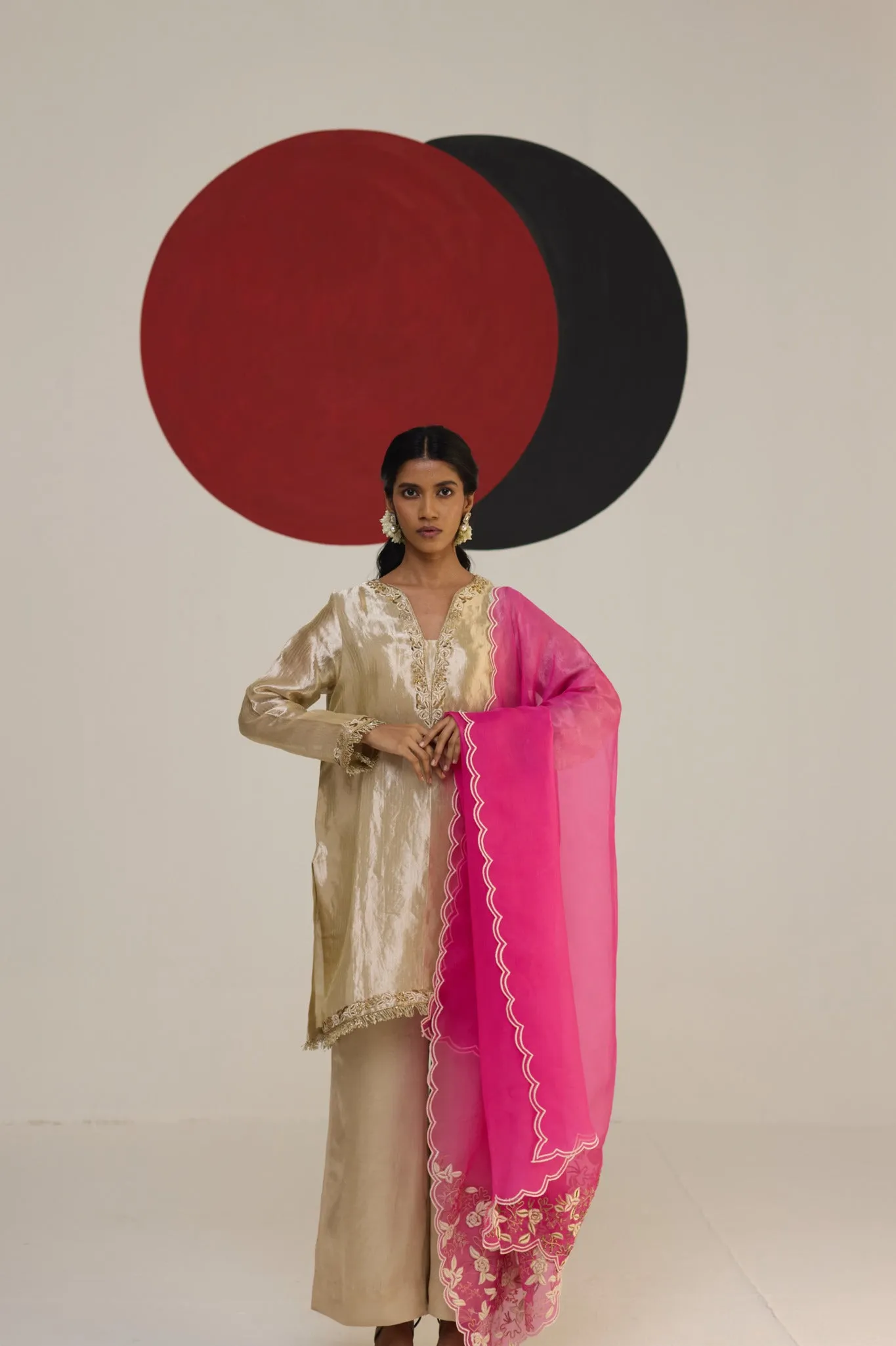 Mogra Suit Set with Dupatta