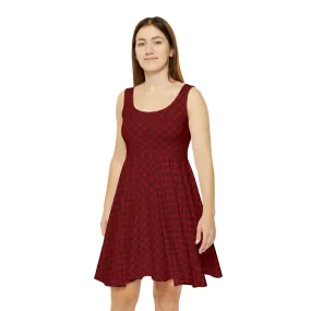 RED PLAIDIE - Damenkleid - Perfekt für Frühlingsveranstaltungen und Freizeitkleidung