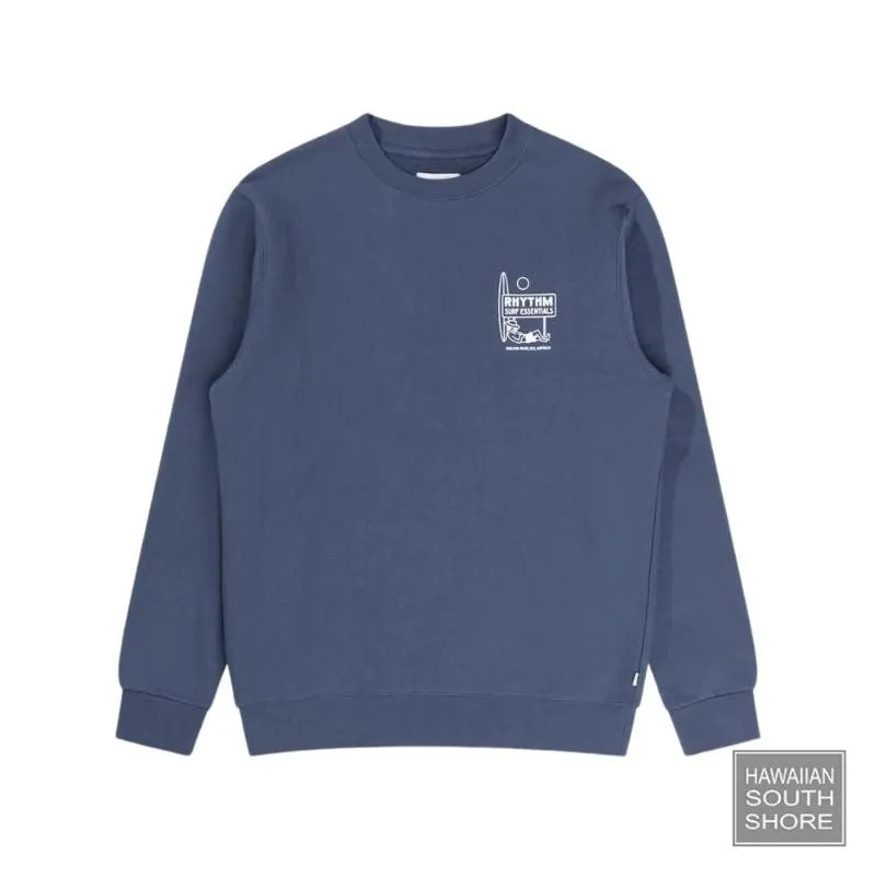 RHYTHM Sweater Crew Fleece (XSmall-XLarge) Navy