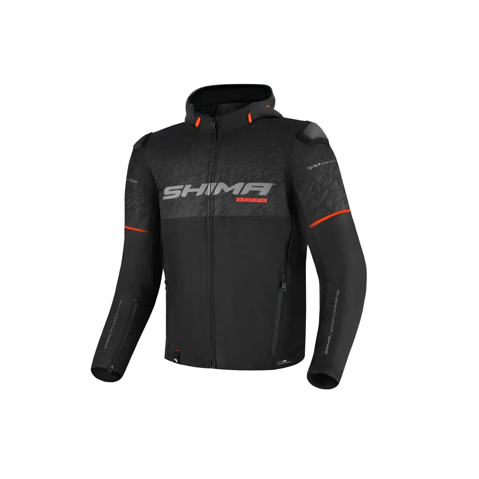 Shima Jacket Drift Plus Men's Motorcycle Apparel Black - 910020