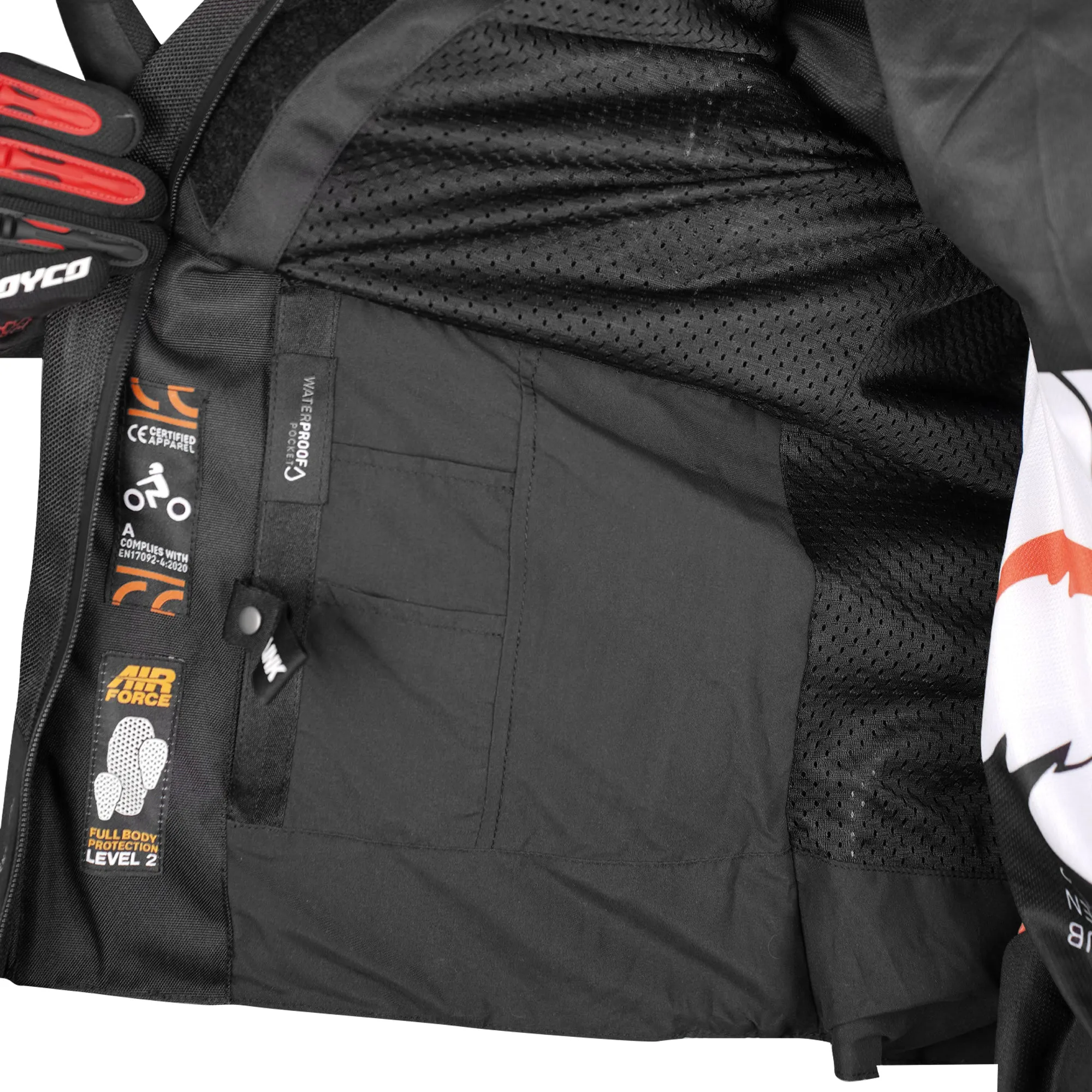 Shima Jacket Drift Plus Men's Motorcycle Apparel Black - 910020
