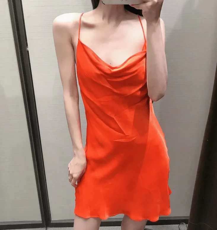 Sweet Chic Satin Dress