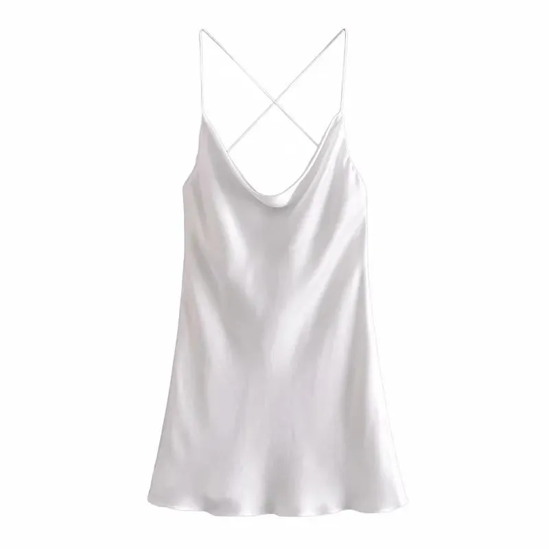 Sweet Chic Satin Dress