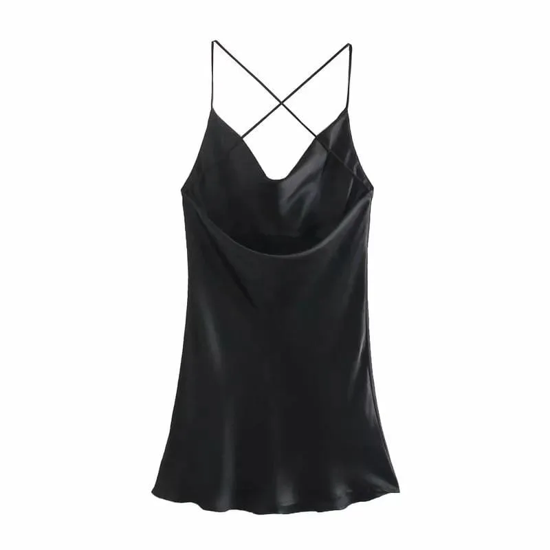 Sweet Chic Satin Dress