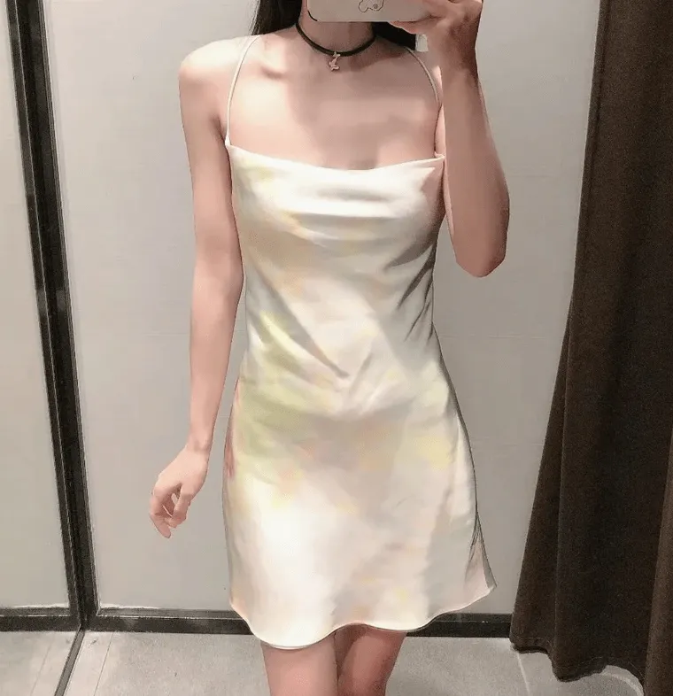 Sweet Chic Satin Dress