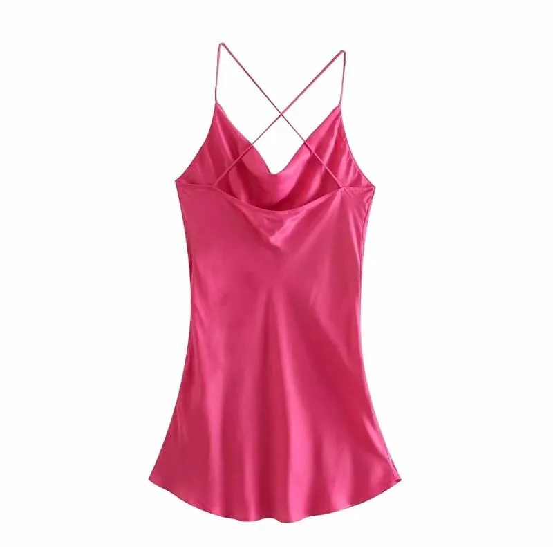 Sweet Chic Satin Dress
