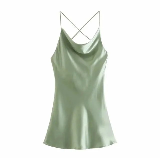 Sweet Chic Satin Dress