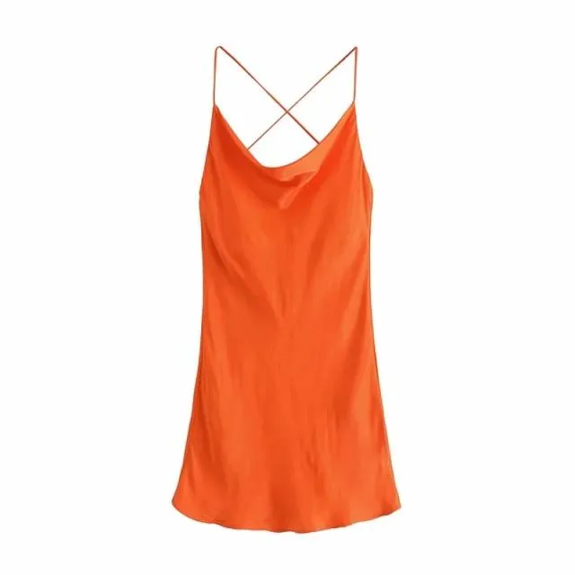 Sweet Chic Satin Dress