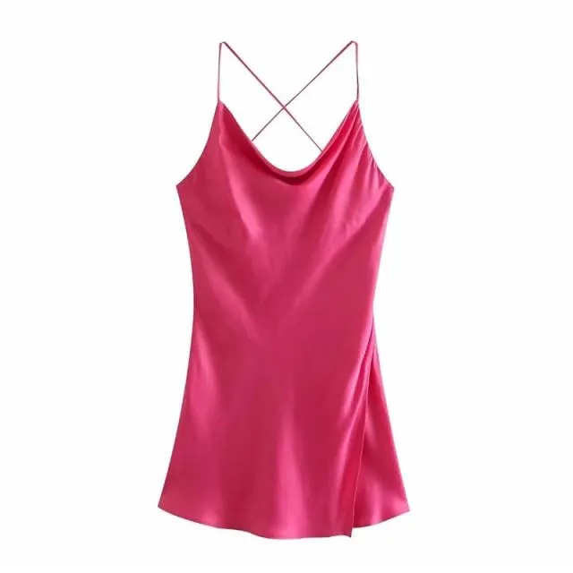 Sweet Chic Satin Dress