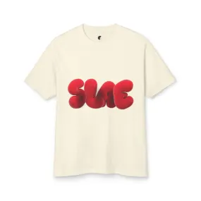 Trendy Unisex Graphic Tee - SLAE Design, Heavyweight Cotton