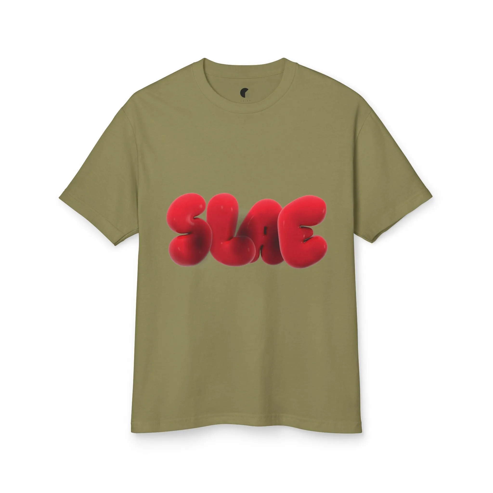Trendy Unisex Graphic Tee - SLAE Design, Heavyweight Cotton