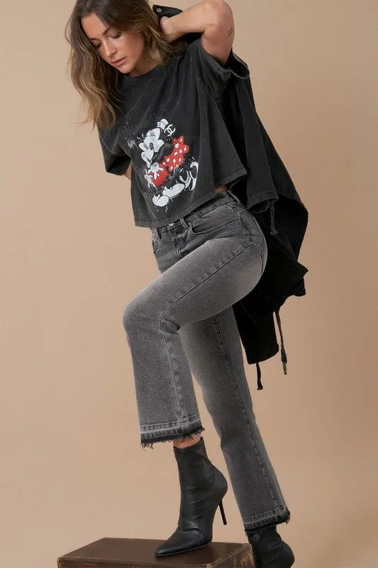 Urban Chic Relaxed Straight Grey Jeans